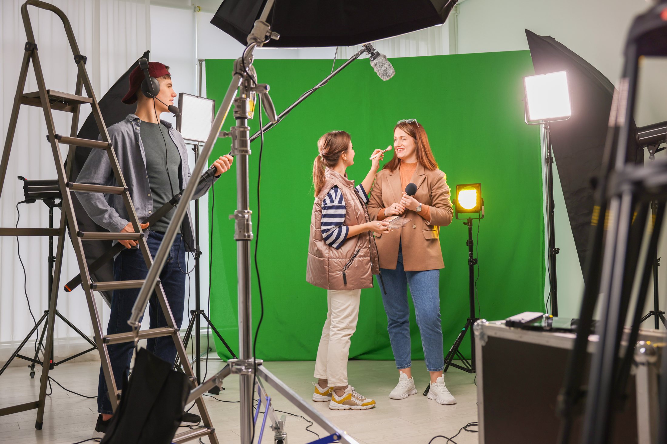 Green screen or a real set: which should you shoot on?
